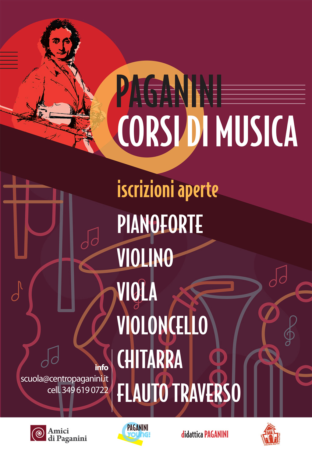 Centro Paganini - Corsi di musica - Locandina
